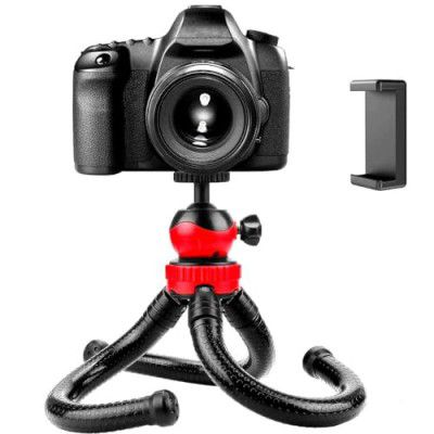 Maizic Smarthome Octopus Tripod Foldable Flexible Tripod Gorilla Tripod Stand with Universal Mobile Holder