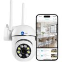 Maizic Smarthome Sricam Series 5 MP FHD 1440p Resolution, 360 Deg. CCTV Camera (Dual Lens)...