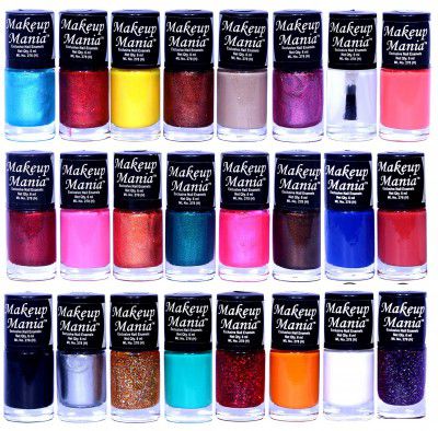 Makeup Mania Nail Polish Set of 24 Pcs, Nail Paint of 6ml each x 24 Pcs, MultiColor Set 90-94  