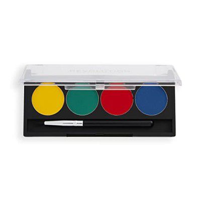Makeup Revolution Graphic Eyeliner Palettes Artist Ego, For Colorful Bold Eye, Multicolor, Matte Finish (Bright Babe)
