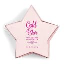 Makeup Revolution I Heart Revolution Star Of The Show Highlighter Gold Star, Multicolor, 10 g...