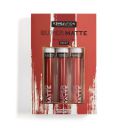 Makeup Revolution Lipstick Set Multi (Matte) Intensely Pigmented & Long-Lasting, Velvet Water Proof Lip Makeup, Vegan & Cruelty-Free (3)...