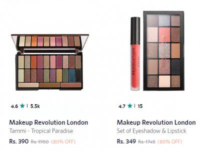 Upto 85% off On Makeup Revolution London Beauty Products