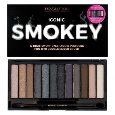 Makeup Revolution London Palette (Eyeshadow) Iconic Smokey 13g