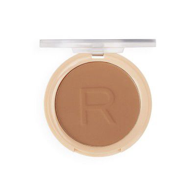 Makeup Revolution Reloaded Pressed Powder Tan Flawless Control Shine & Smooth Complexion, Pressed Setting Powder Foundation Makeup, Portable Face Powder Compact, Long-Lasting Matte Finish
