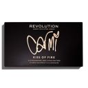 Makeup Revolution X Carmi Kiss of Fire Palette, Multicolor, 20.26g...