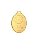 Malabar Gold & Diamonds 24K (999) Gold Coin Pendant 1.5 grams...