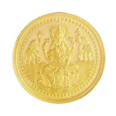 Malabar Gold & Diamonds 24k (999) Goddess Lakshmi 2 gm Gold Coin