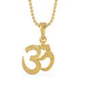 Malabar Gold & Diamonds Yellow Gold Pendant for Women 22k...