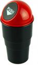 MALVAS HOME Mini Car Trash Bin Can Holder Dustbin - Black (L 17 x W 6.5 cms)(Plastic, Manual-Lift) Red...