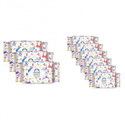 Mama Bear 98% Water Wipes - 72 wipes/pack (Pack of 3)