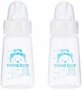 Mama Bear Baby Feeding Bottle with Spoon & Sipper, 125 ml (Pack of 2)...