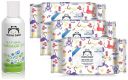 Mama Bear Natural Baby Massage Oil - 200 ml & Mama Bear 98% Water Wipes - 72 wipes (Pack of 3)...