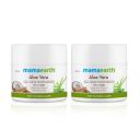Mamaearth Aloe Vera Gel Face Moisturizer with Aloe Vera & Ashwagandha for a Youthful Glow (Pack of 2) - 100 g...