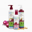 Mamaearth Anti Hair Fall Spa Range Hair Care Set: Onion Shampoo - 250 ml + Onion Conditioner - 250 ml + Onion Hair Oil -150 ml...
