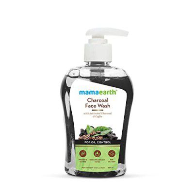 Mamaearth Charcoal Face Wash - 250ml, with Activated Charcoal & Coffee for Oil Control