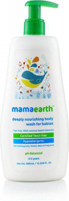 Mamaearth Deeply Nourishing Body Wash for Babies-400ml 