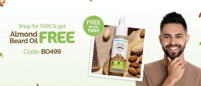 Mamaearth: Free Almond Beard Oil worth ₹499 on Shopping of ₹499