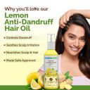Mamaearth Lemon Anti-Dandruff Hair Oil for Flaky Scalp - 100ml...