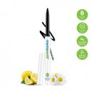 Mamaearth Long Stay Kajal Black Retractable Waterproof Pencil Charcoal, Black - 0.35 g...