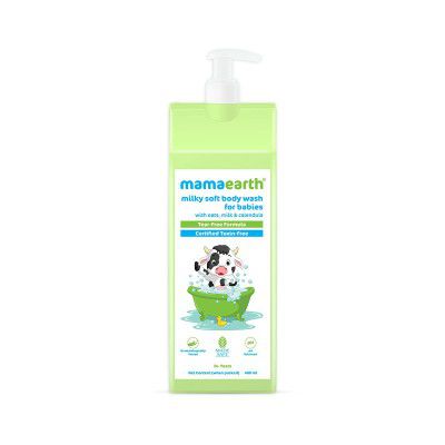 Mamaearth Milky Soft Body Wash for Babies with Oats, Milk and Calendula – 400 ml