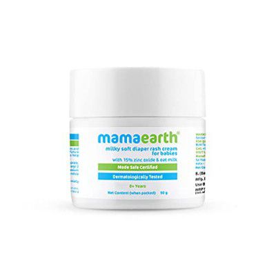 Mamaearth Milky Soft Diaper Rash Cream for Babies - 50g 