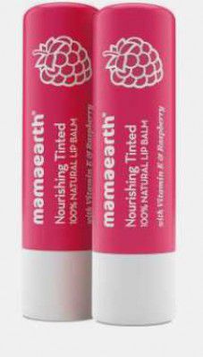 MamaEarth Nourishing Tinted 100% Raspberry (Pack of: 2, 4 g)