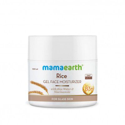 Mamaearth Rice Gel Face Moisturizer With Rice Water & Niacinamide for Glass Skin - 100 ml
