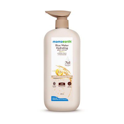 Mamaearth Rice Water Hydrating Body Lotion | 400 ml