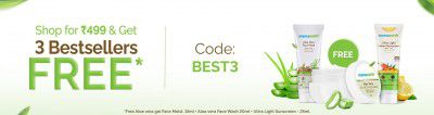 MamaEarth : Shop for 499 & Get Free Aloe Vera - Face Gel + Face Wash + Sunscreen