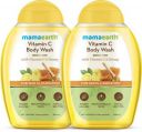 Mamaearth Vitamin C Body Wash with Vitamin C & Honey for Skin Illumination (2 x 300 ml)...