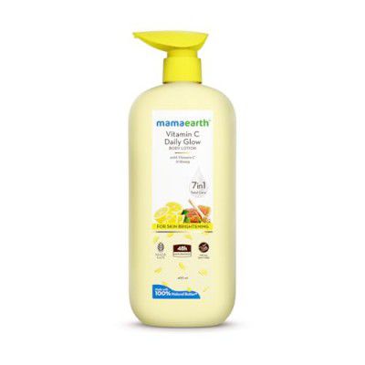 Mamaearth Vitamin C Daily Glow Body Lotion - 400ml, For Skin Brightening with Vitamin C & Honey