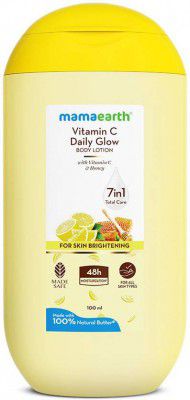 Mamaearth Vitamin C Daily Glow Body Lotion For Skin Brightening with Vitamin C & Honey (100 ml)