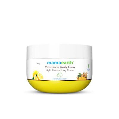 Mamaearth Vitamin C Daily Glow Light Moisturizing Cream & Turmeric - 50g
