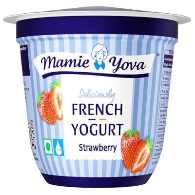 Mamie Yova French Yogurt Strawberry, 90 g