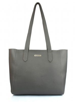 Mammon Womens Extra Large Tote Hand Bag (LAV-HB) (Grey)