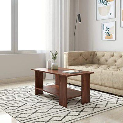 MAMTA DECORATION Engineered Wood Center Coffee Table (Walnut Finish)
