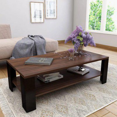 MAMTA DECORATION Engineered Wood Center Coffee Table for Living Room Home Wooden Tea Tables (Brown)