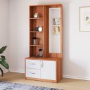 MAMTA DECORATION Engineered Wood Dressing Table with Storage for Living Room Bedroom Wooden Vanity Tables (Teak Finish)...