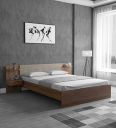 MAMTA DECORATION Engineered Wood King Size Bed with Bedside Wooden Double Bed for Bedroom Living Room Home (Brown Finish)...
