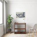 MAMTA DECORATION Engineered Wood Workstation Laptop Table with Keyboard Shelf for Office Study