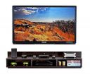MAMTA Decoration Engineering Wood TV Entertainment Unit Stand Cabinet Table with Set Top Box Stand for Hall Living Room, Dark Wenge, Matte Finish, Standard...