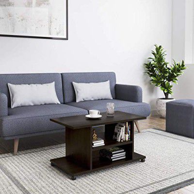 MAMTA Decoration MDF Center Coffee Table for Home Living Room Office (Flowery Wenge)