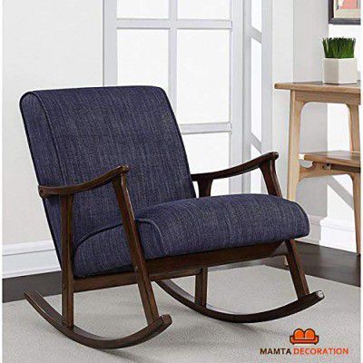 MAMTA DECORATION Rosewood/Sheesham Wood Stylish Rocking Chair for Living Room  (MD-RC-BR-001-BU-N)