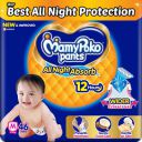 Mamypoko pants All night absorb|Pant Style Baby Diapers Medium Size(M), 46 Count, Ideal for 7-12Kgs