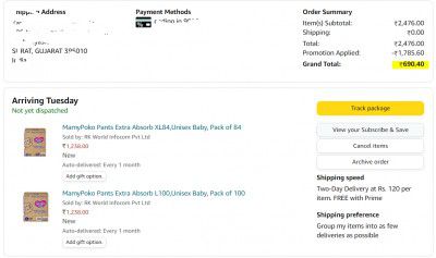 MamyPoko Pants Diapers @ 38% Discount + Buy 1 Get 1 Free + Rs.300 Coupon + 10% Subscribe & Save Discount