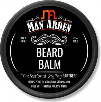 Man Arden Beard Balm Professional Styling For Gloss Finish, Healthy Beard Growth Hair Balm (50 g)