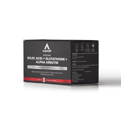 Man-Up Kojic Acid & Glutathione Soap - Pack of 3