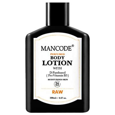 Mancode Raw Body Lotion For Men 200ml | Easy Absorption | Elevates self-care.