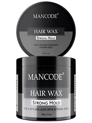Mancode Strong Hold Hair Wax For Men | Wet Look | 100g | Non-greasy wax | Easy-to-Wash | Strong Hold & Shiny Wet Italian-look with no harmful chemicals | No Paraben No Sulphate